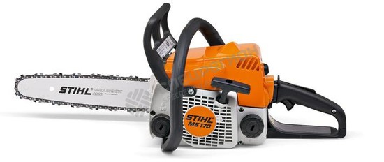 Фотография Бензопила STIHL MS 170 35 см 1.3 кВт 3/8"P 1,1 мм 50 зв. 3.9 кг