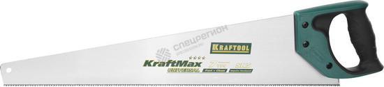 Фотография Ножовка KRAFTOOL "EXPERT" "SuperMax", универсальн быстрый и точный рез, универсальн средний закален 