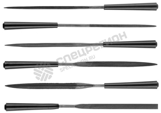 Фотография Набор 1603-10-H6_z01 STAYER Надфили, ручка из ПВХ, 100мм, 6шт