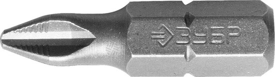 Фотография Бита Зубр Ph2 x 25 мм (2 шт.)
